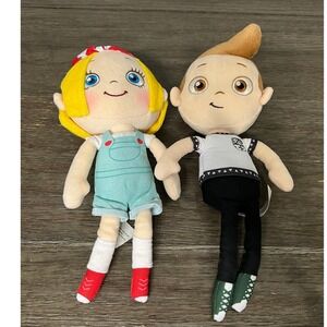 Ada Twist‎ & Iggy Peck Plush Dolls Set Netflix Just Play Kids Toys